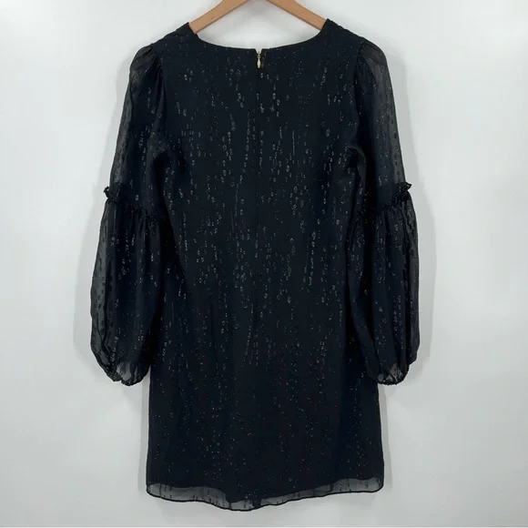 chinese dress ladies Lilly Pulitzer Cleme Long Sleeve Silk Dress Onyx Fish Clip Chiffon 0 at  Amazon Women's Clothing store main image 0
